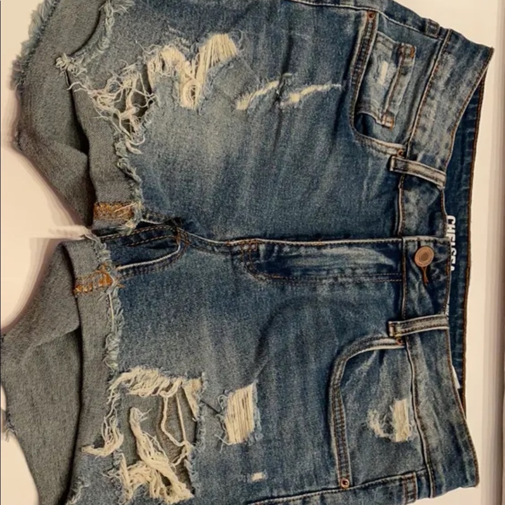 Jeans high waisted, size : 7, brand chelsea